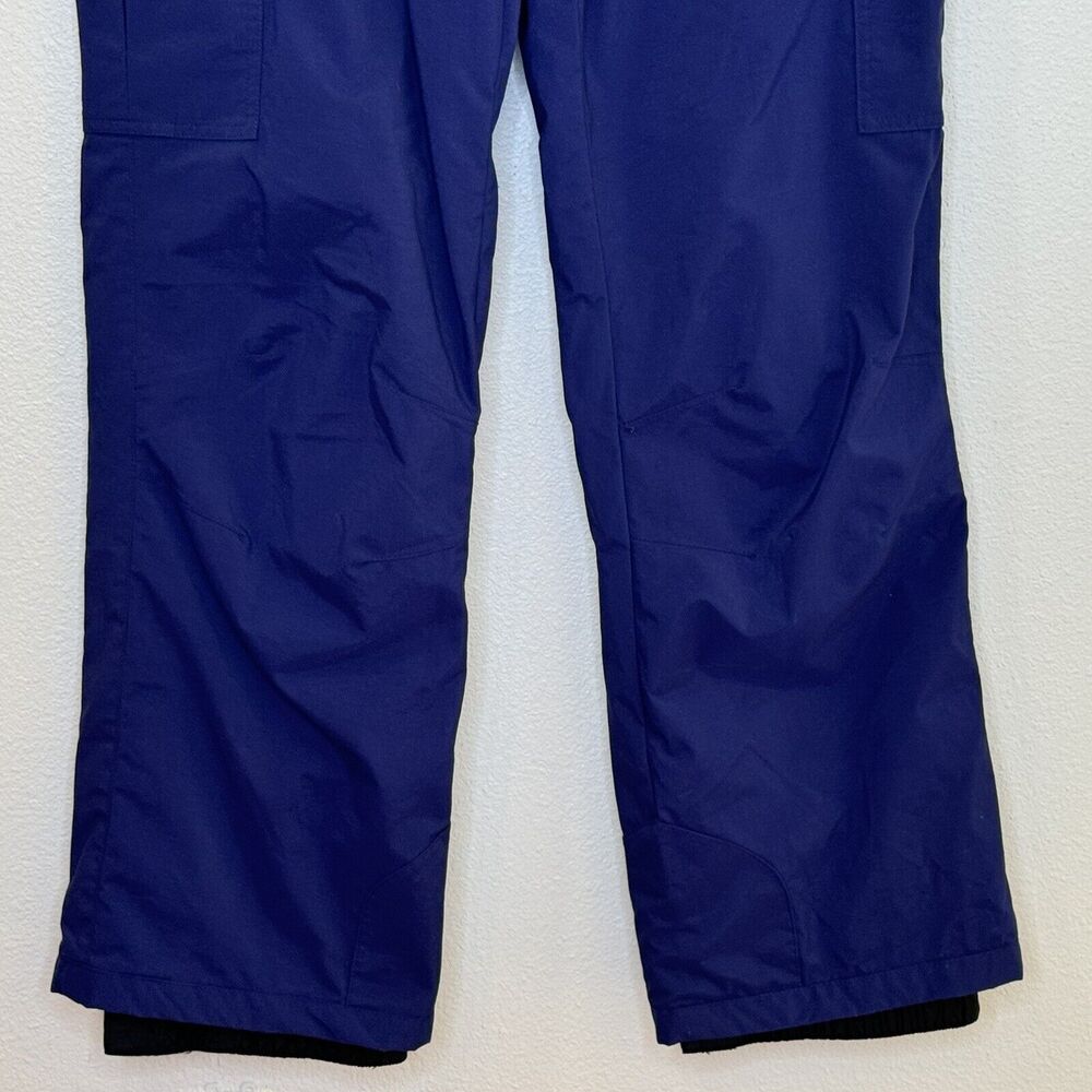 Vintage Obermeyer Womens Utility Ski Snow Pants Sz 8 Dark Blue High Rise Pockets - Picture 5 of 15